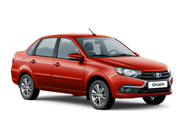 Lada Новая Granta Цвет: Красный "Сердолик"